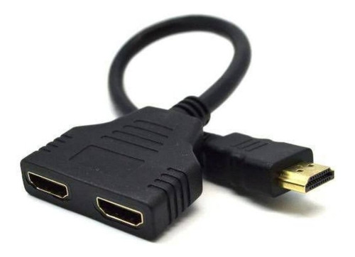 Cable Divisor Hdmi Splitter Y De 1 Macho A 2 Hembras