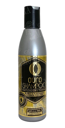 Shampoo Gris Plata Silver Matizador Cabello Ouro 250 Ml 1pz