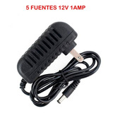 Fuente De Voltaje 12v - 1 A Para Camaras Hikvision Dahua X 5