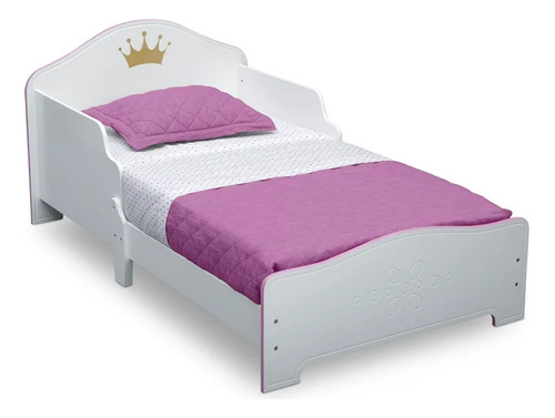 Cama Infantil De Madera Para Niña Princesa Corona