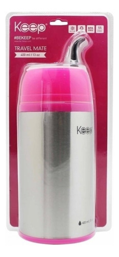 Mate Listo  Keep Travel Mate Autocebante Acero Inox 400ml