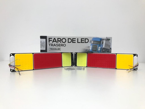 Faro Trasero Led Camion Acoplado 12v Kit X2 Uni