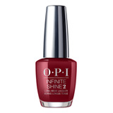 Opi Esmalte Uñas Infinite Shine Malaga Wine Color Rojo