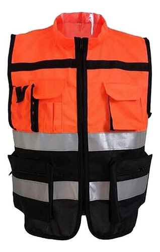 Proteger La Ropa Con Bolsillo De Tiras L 170 Naranja Negro