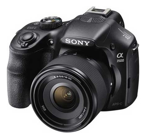 Câmera Sony A3500 Mirrorless 20,1mp + Lente 18-50mm Completa