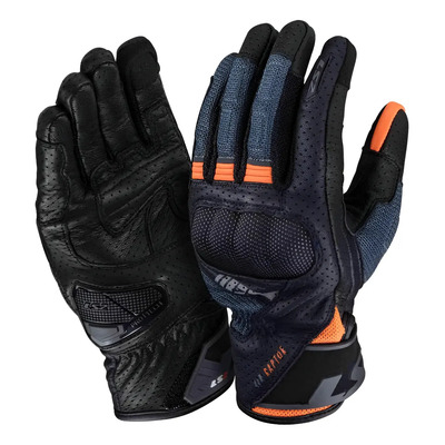 Guantes Moto Ls2 Air Raptor Pien Con Protecciones Ventilados Azul M | Meses sin interés