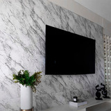 Revestimento Carrara Perolizado Para Painel De Tv 4,00mx60cm