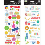 Etiquetas Adhesivas Planilla Stickers Happy Planner Fiesta Color Cumpleaños