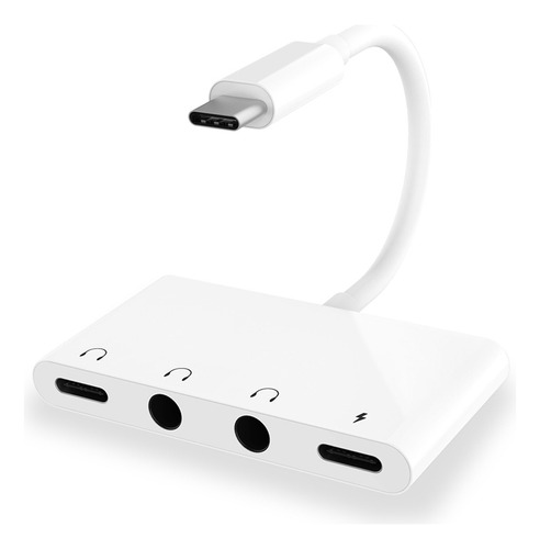 Adaptador De Audio Usb C A 3,5 Mm, Conector Usb C A Auricula