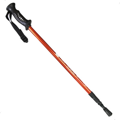 Bastão De Caminhada Nautika Bengala Retrátil Trekpro Trilha Laranja