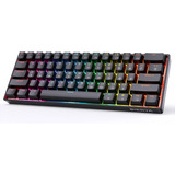 Dk61e 60 Teclado Mecánico Juegos Rgb Retroiluminado Ca...