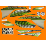 Kit De Adesivos Jogo De Faixas Yamaha Xtz 250 Lander 2009