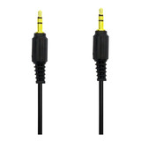 Cable Auxiliar 3 Metros Jack 3.5 Plug Negro / Promoferta