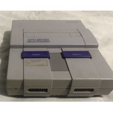 Super Nintendo Fat + 01 Controle + Adaptador Hdmi + Fonte Original 110v