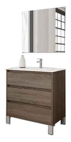 Mueble Para Baño Si60br Inc. Lav Ceramico, Mono Y Esp