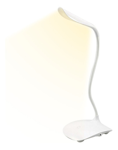 Lampara De Escritorio Led Gadnic Control Tactil 3 Colores Color De La Estructura Blanco