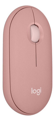Mouse Bluetooth Logitech M350s Pebble 2 Pink - Revogames