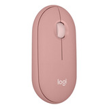 Mouse Inalámbrico Logitech M350s Color Rosa