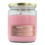 Vela De Soya. Aroma A Rosas Y Pétalos De Rosas | 290g 