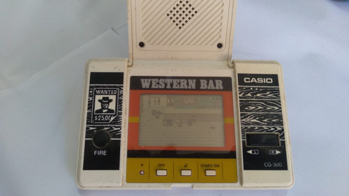 Mini Game Western Bar - Casio Cg-300 Retro  Raridade Minigame Jogo Antigo Faroeste Bang Bang