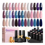 Kit De 20 Esmaltes Gel Secado Uv Coleccion Elegant Allure