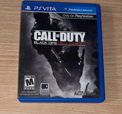 Juego Call Of Duty Black Ops Declassified Ps Vita Completo