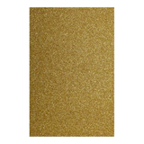 Pliego Goma Eva Glitter 40x60cm Dorado Murano