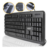 Teclado Usb Computador Notebook Pc Com Fio Macio Original