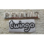 Kit Emblema Letras Renault Twingo 2pieza Reemplazo Adhesivo Renault Twingo