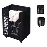 Cesto De Ropa Bolsa Rectangular Con Ruedas Laundry