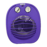 Caloventor Calefaccion 1800w Termostato Corte Bajo Consumo Color Violeta
