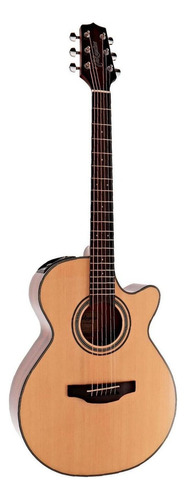 Guitarra Electroacústica Takamine Gf15ce Para Diestros Natural Ovangkol Brillante