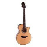 Guitarra Electroacústica Takamine Gf15ce Para Diestros Natural Ovangkol Brillante