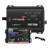 Fonte Automotiva 70a Stetsom Voltimetro+ Processador Stx2448