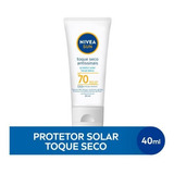 Protetor Solar Facial Nivea Toque Seco Antissinaisfps70 40ml