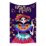 Decoración De Día De Muertos Para Casa Gigantes 100x150cm