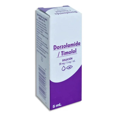 Dorzolamida\u002Ftimolol 20mg\u002F5mg Con 5ml | MercadoLibre