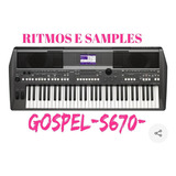 Ritmos Gospel P/ Teclados Yamaha S670