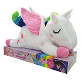 Juliana I Love Unicorns Peluche Unicornio Luminoso Color Blanco