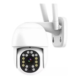 Camara Ip Domo Exterior Wifi Led Movimiento 360 Gira Zoom 