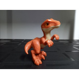 Jurassic World Raptor Imaginext Original Naranja 8cm Alto