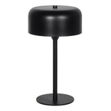 Lampara Velador Mesa Egon Negro Apto Led Deco Moderno Lk