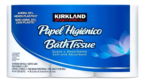 Papel Higiénico - Kirkland Signature 6 Pzas