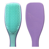 Cepillo De Pelo Tangle Para Cabello Mojado Rizado Flexible Color Violeta