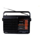 Radio Portátil Motobras Am Fm 4 Pilhas E Bivolt Fone Ouvido Voltagem 110v/220v