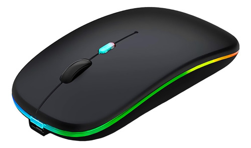 Mouse  Rgb Inalámbrico Y Bluetooth Silencioso