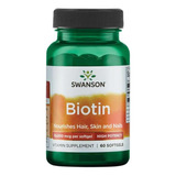 Biotina Swanson 10.000mcg Uña Piel Pelo Maxpotencia (pack 2)