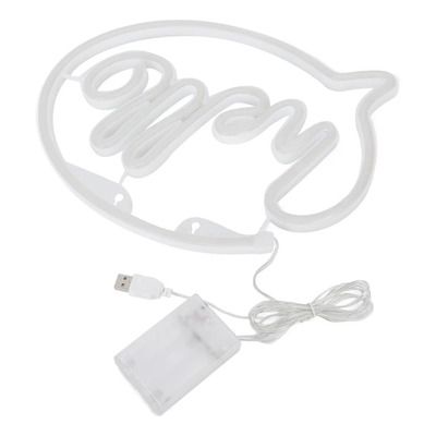 Luz De Neón Alimentada Por Usb, Funciona Con Pilas, Hello Le | Envío gratis