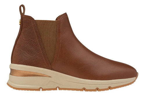 Bota Dockers Dama Lauren D1225321 Piel Vacuno Cogñac