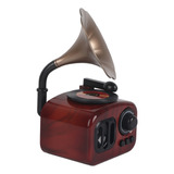 Tocadiscos Retro Gramophone Classic De Vinilo Con Sonido Est